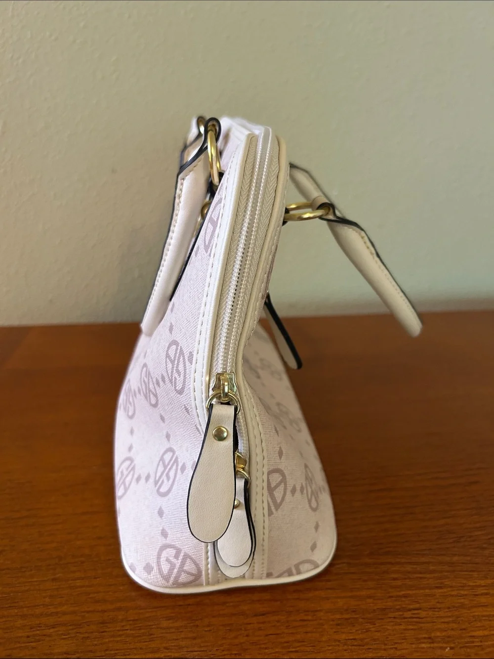 Giani Bernini Purse Monogram Signature Dome Satchel Crossbody Bag‎